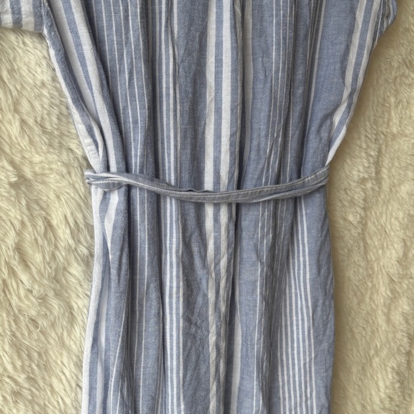 Rails Striped Blue and White Midi Dress - Picture 14 of 15
